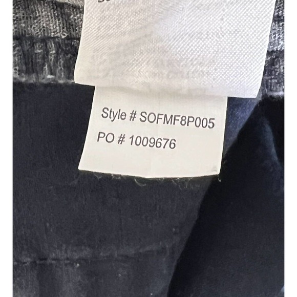 Saks Fifth Avenue Straight Leg Pants Mens Size 34x32 Stretch Blue‎ 5 Pocket - Picture 5 of 10